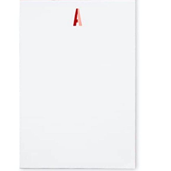 kate spade Initial Notepad Paper Pad H letter brand new with tags - Picture 3 of 5